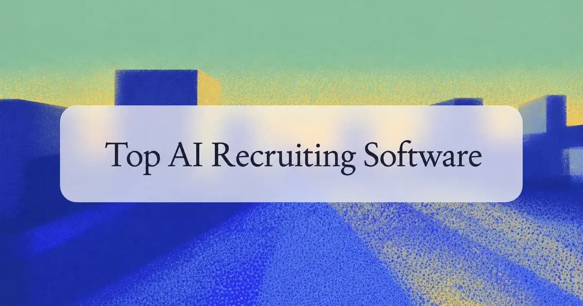 Best AI recruiting software