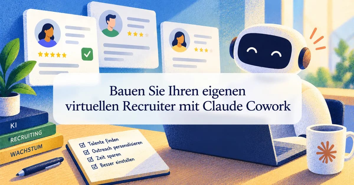 Bauen Sie Ihren eigenen virtuellen Recruiter mit Claude Cowork
