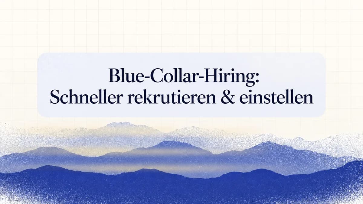 Blue-Collar Hiring