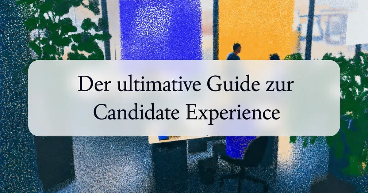 Der ultimative Guide zur Candidate Experience