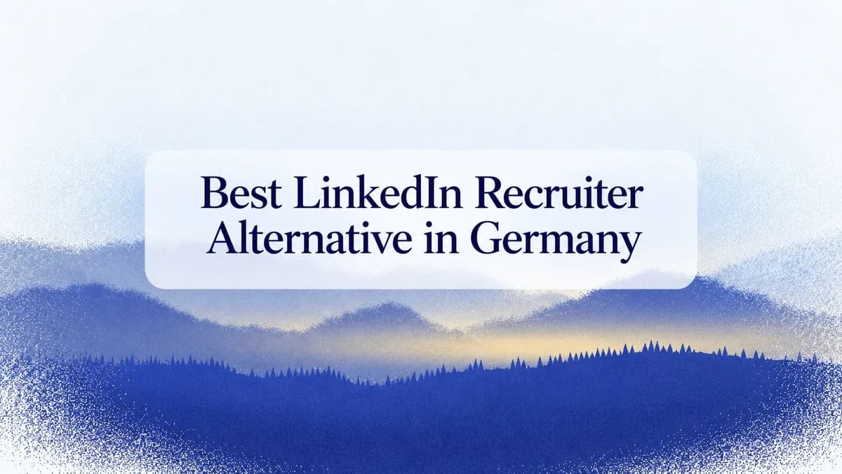 LinkedIn Recruiter alternative germany