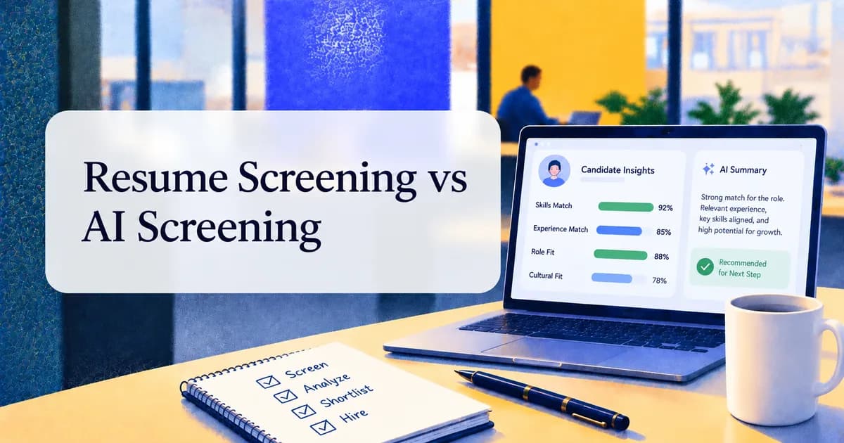 Resume Screening vs AI Screening