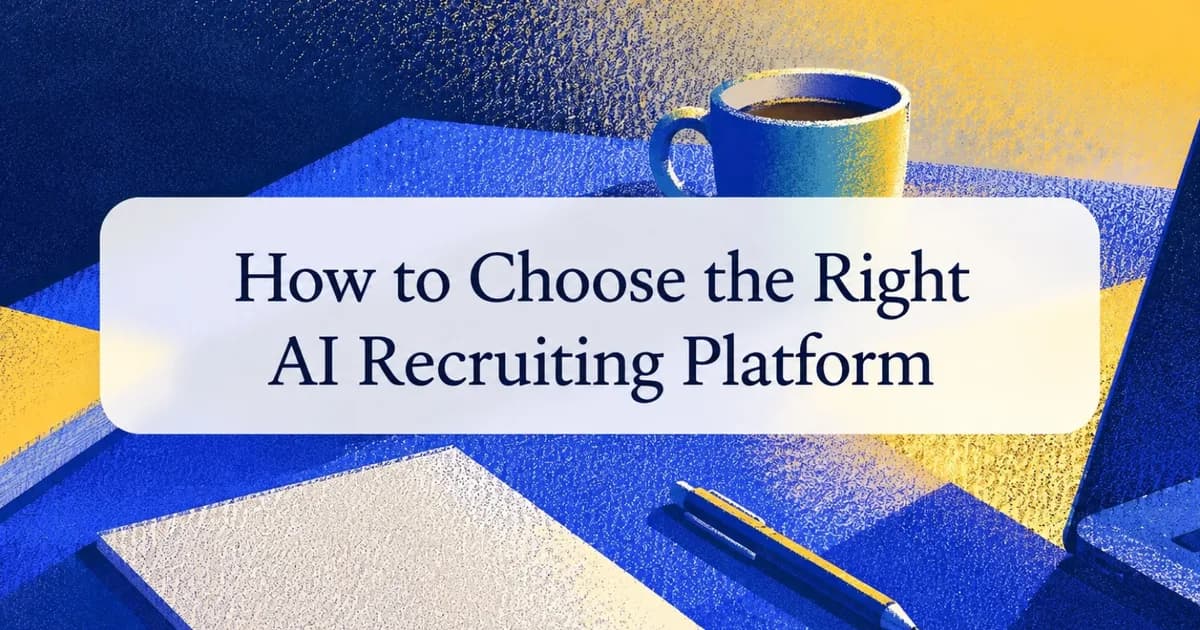 how to choose AI recruiting platform