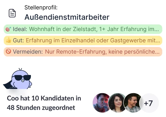 Coo KI-Sourcing-Agent Produktvorschau